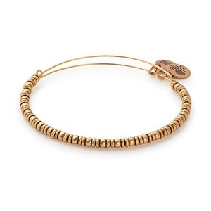 Alex & Ani Gold Rocker Beaded Bangle